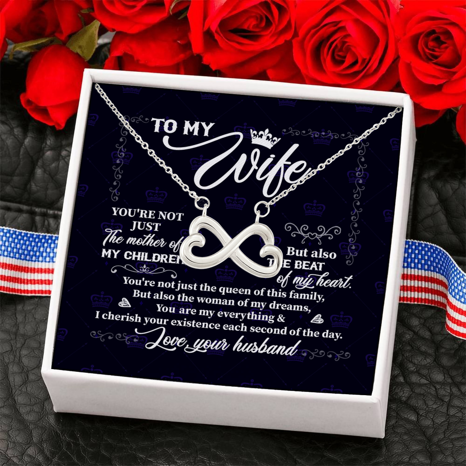 3NH. You're Not Just (6) Infinity Heart Necklace (Silver) 6