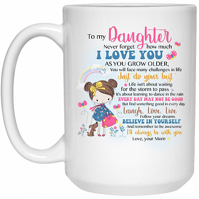 15 oz. White Mug