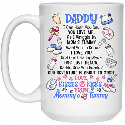 15 oz. White Mug