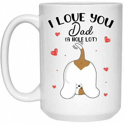 15 oz. White Mug