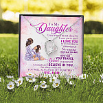 To My Daughter Even When I'm Not Close By I Want You To Know I Love You Forever Love Necklace