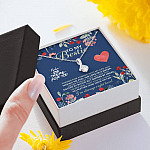 To My Bestie I'll Be There For You Thanks For Coming Into My Life Alluring Beauty Necklace