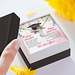 Dear Daughter Your Future Is Bright Happy Graduation We Always Believed In You Alluring Beauty Necklace