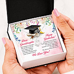 Dear Granddaughter Your Future Is Bright Happy Graduation We Always Believed In You Anchor Necklace