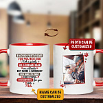2VT. Would Fight A Bear Dog Dad accent mug mk2