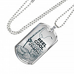 Reel Cool Dad Vintage Fishing Dad Dog Tag Pendant Necklace Reel Cool Dad Vintage Fishing Dad Dog Tag Pendant Necklace