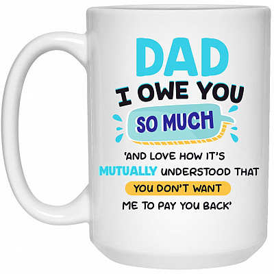 15 oz. White Mug