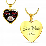 Personalized Photo I Know Heaven Is a Beautiful Place Because They Have My Mom Heart Necklace - Bangle