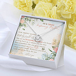 To A Truly Inspiring Fighter You Aren't Alone Nobody Fights Alone Cancer Patient Gift Love Knot Necklace To A Truly Inspiring Fighter You Aren't Alone Nobody Fights Alone Cancer Patient Gift Love Knot Necklace