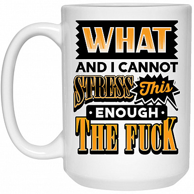 15 oz. White Mug
