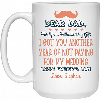15 oz. White Mug