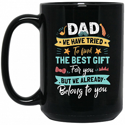 15 oz. Black Mug