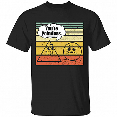 pointless, Black, Unisex T-Shirt
