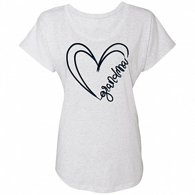 Ladies Triblend Dolman Sleeve