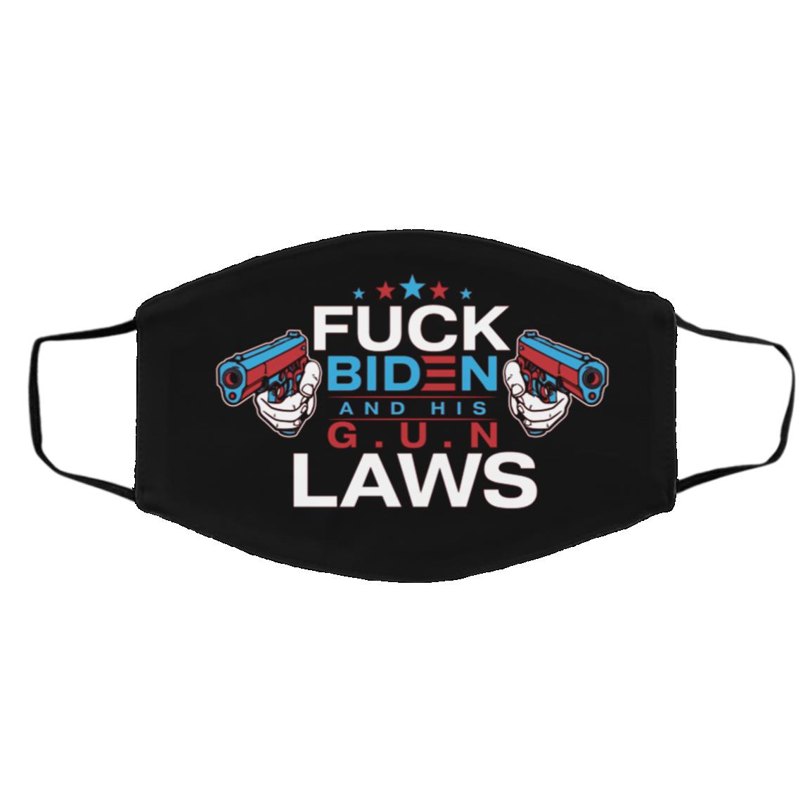 Fuck Biden And His Mask, Black, Cloth Face Cover – Medium/Large Fuck Biden And His Mask, Black, Cloth Face Cover – Medium/Large