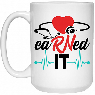 15 oz. White Mug