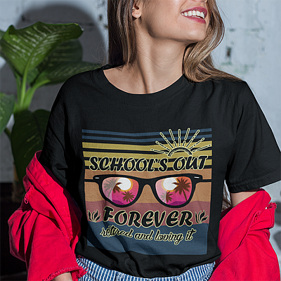 Alternative view of School Out Forever Retired And Loving It T-Shirt - Funny Retired Teacher Shirt