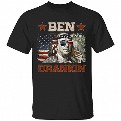 ben tee, Black, Unisex T-Shirt