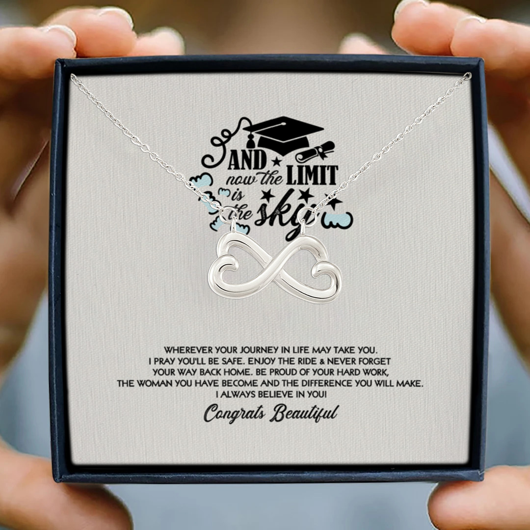 37 HG. The Limit Is Sky (4) Infinity Heart Necklace (Silver) 3