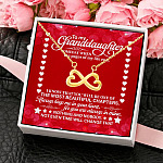7P. Granddaughter page end - (5) Infinity Heart Necklace (Gold) 4