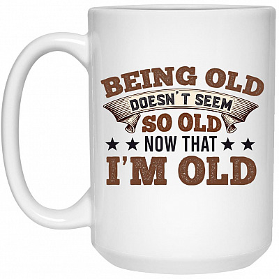 15 oz. White Mug