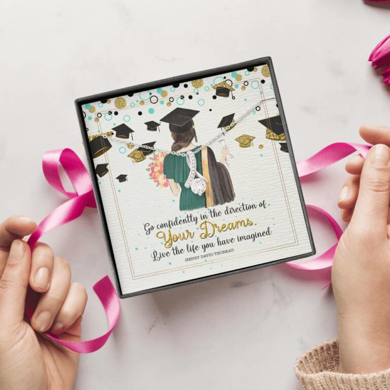 Graduation Gift Go Confidently in the Direction of Your Dreams Alluring Beauty Necklace