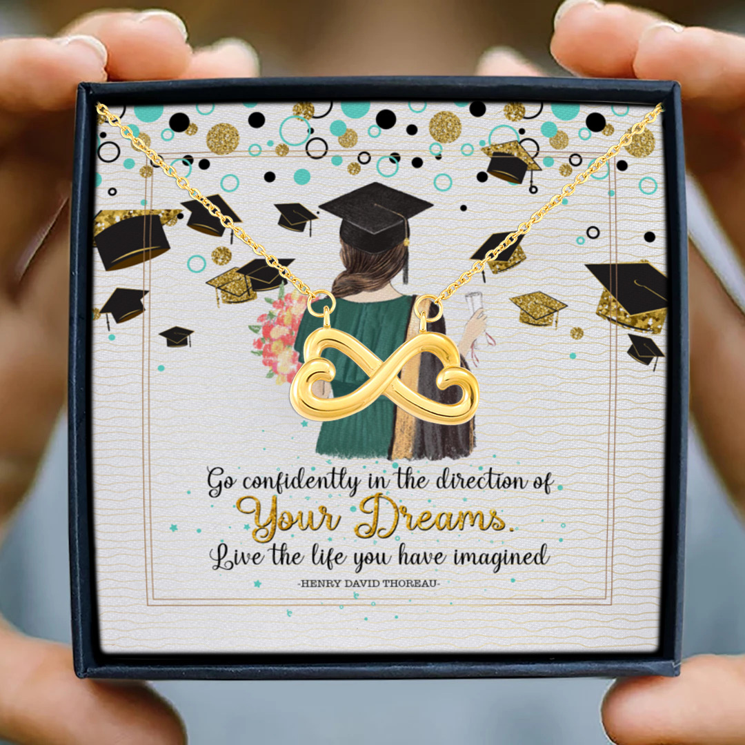 3KNG. dreams imagined Infinity Heart Necklace (Gold) 3