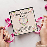 Personalized To My Beautiful Granddaughter Alluring Pendant Necklace