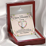 Personalized To My Beautiful Granddaughter Alluring Pendant Necklace