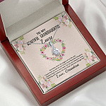 Personalized To My Beautiful Granddaughter Alluring Pendant Necklace