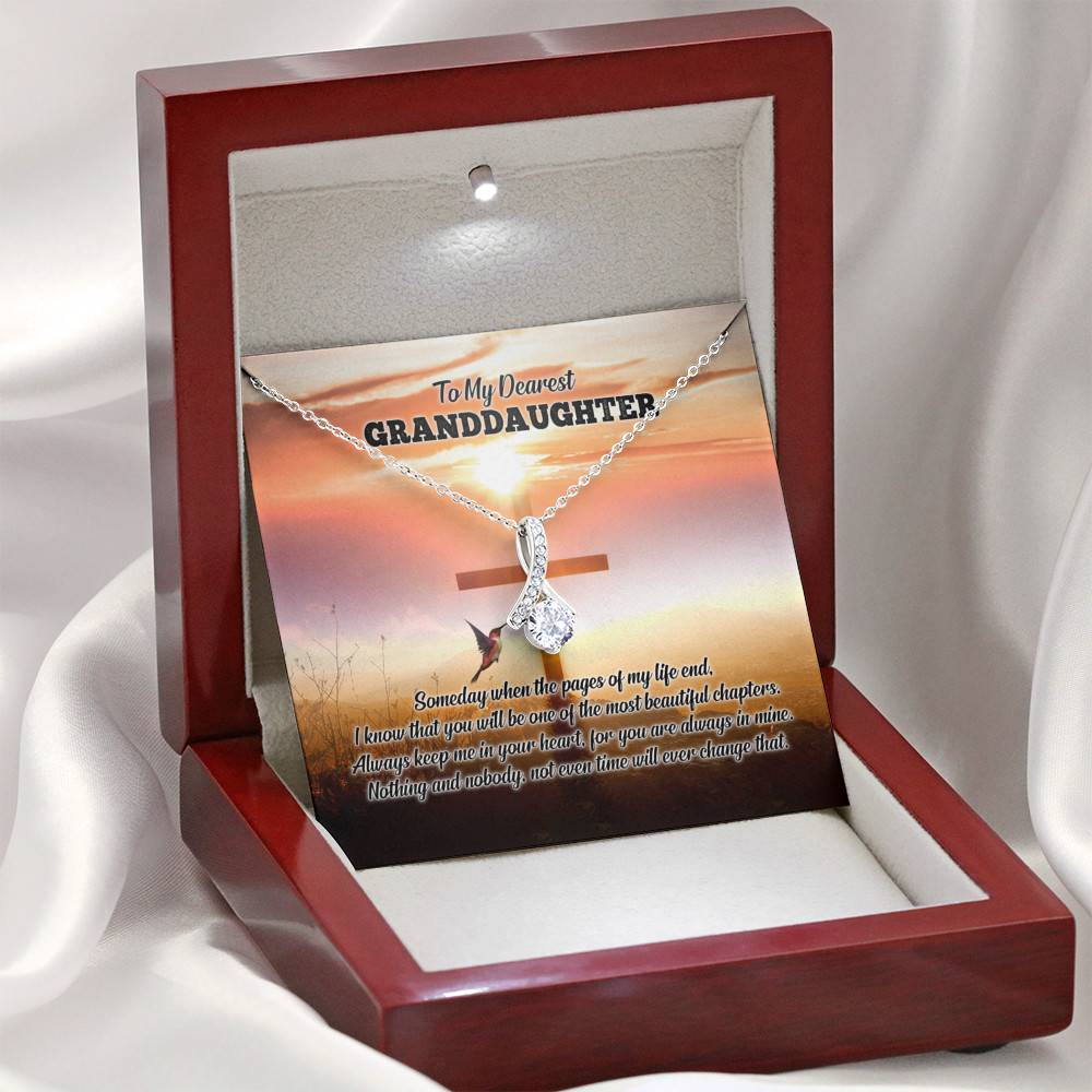 To My Dearest Granddaughter I Know That You Will Be One Of The Most Beautiful Chapters Alluring Beauty Necklace