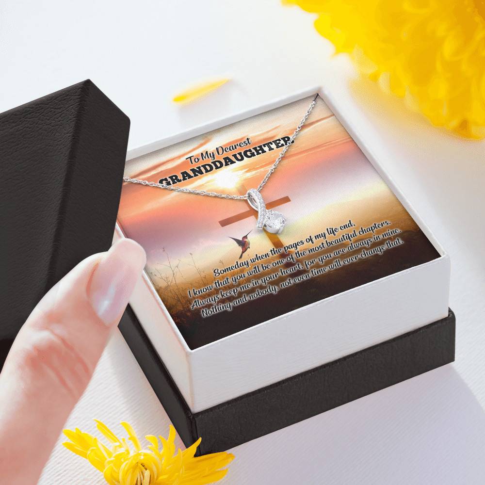 To My Dearest Granddaughter I Know That You Will Be One Of The Most Beautiful Chapters Alluring Beauty Necklace