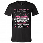 T-Shirt V-Neck Template (Official), Black, V-Neck T-Shirt