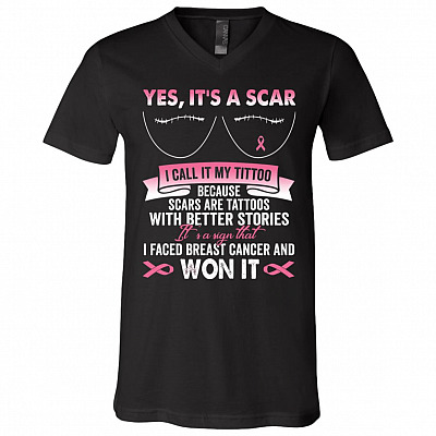 T-Shirt V-Neck Template (Official), Black, V-Neck T-Shirt