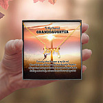 To My Dearest Granddaughter I Know That You Will Be One Of The Most Beautiful Chapters Scripted Love Necklace