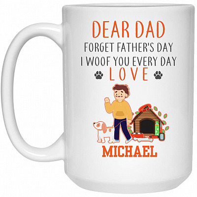 15 oz. White Mug