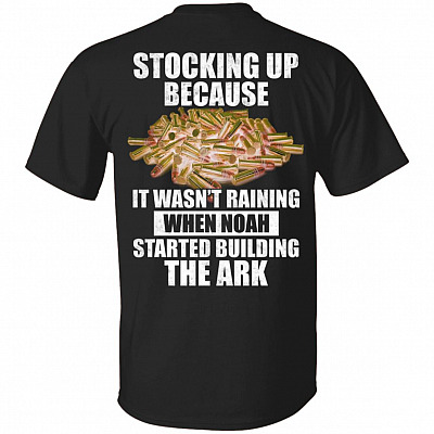 stock up, Black, Unisex T-Shirt