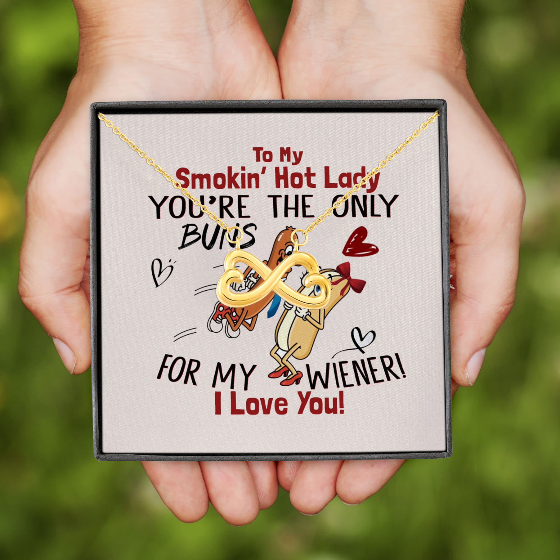 3UT. My Only Bun(5) Infinity Heart Necklace (Gold)