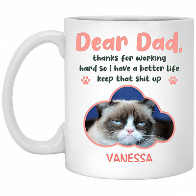 11 oz. White Mug