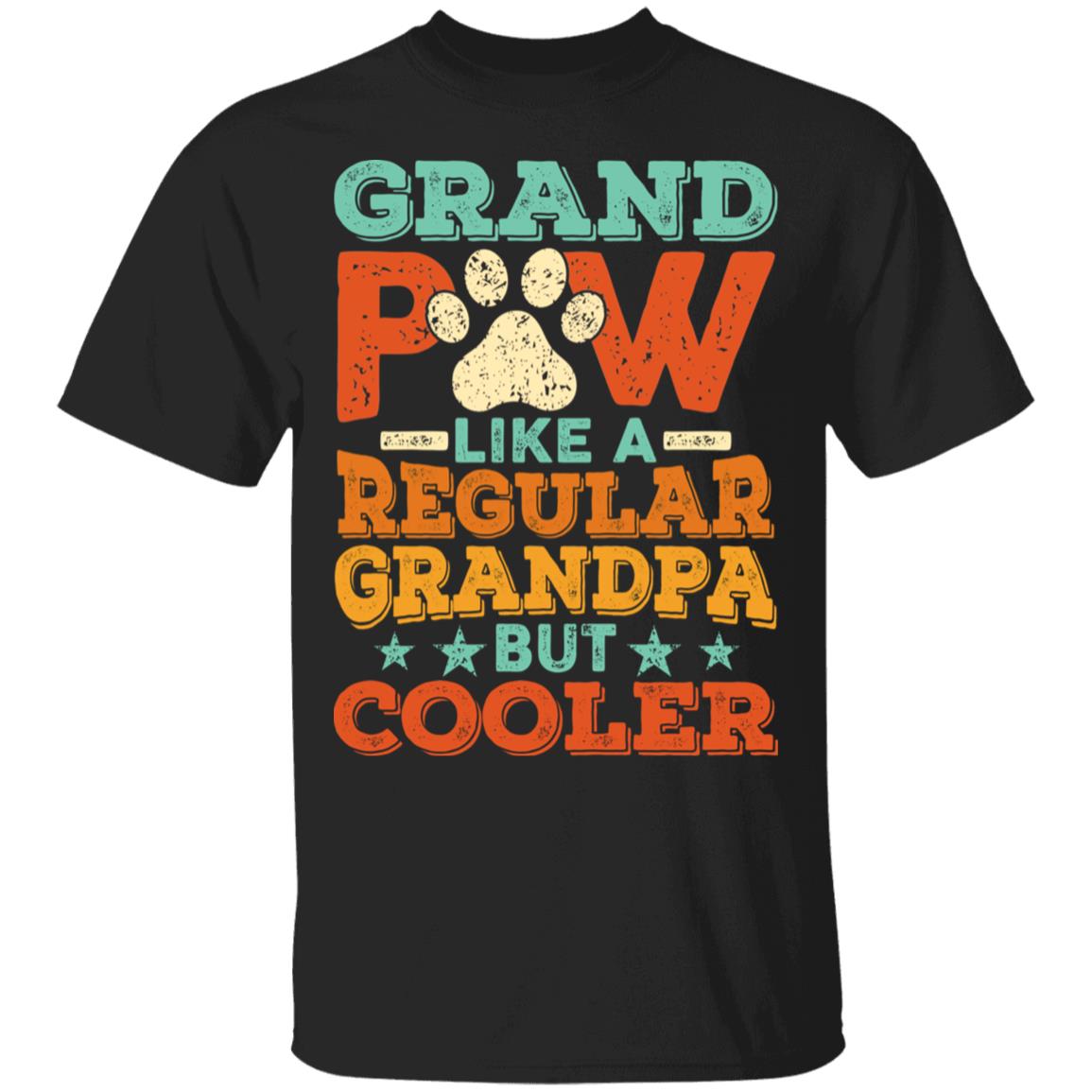 Grandpaw Like A Tee, Black, Unisex T-Shirt