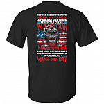 Before Messing With Back, Black, Unisex T-Shirt