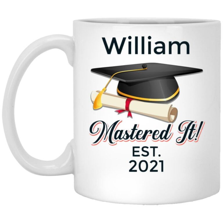 Personalized Graduation Mastered, White, 11 oz. White Mug