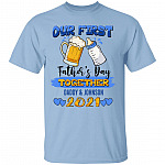 Personalized Our First Shirt, Light Blue, Unisex T-Shirt