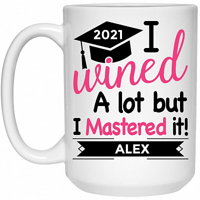 15 oz. White Mug