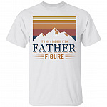 Retro Dad White Shirt, White, Unisex T-Shirt