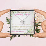 The Bond Between An Aunt And Niece I Love You So Much Love Knot Necklace - Aunt And Niece Gifts