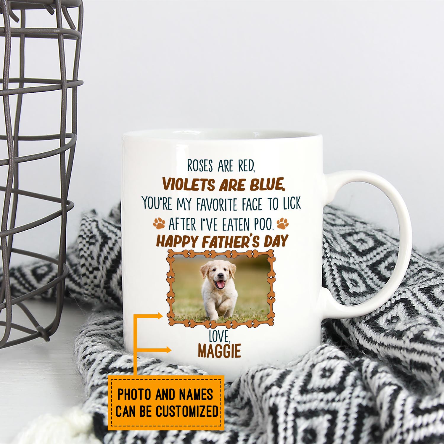 91 HG. Rose Dog Dad PHOTO sample design mockup1