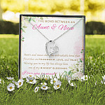 The Bond Between An Aunt And Niece I Love You So Much Forever Love Heart Pendant Necklace - Aunt And Niece Gifts