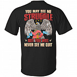 struggle, Black, Unisex T-Shirt