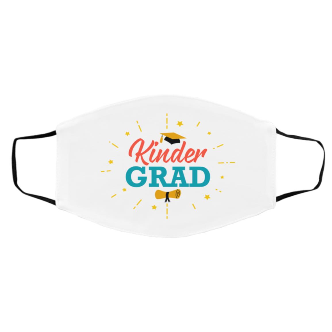 Kinder Grad Face Mask, White, Cloth Face Cover – Medium/Large Kinder Grad Face Mask, White, Cloth Face Cover – Medium/Large